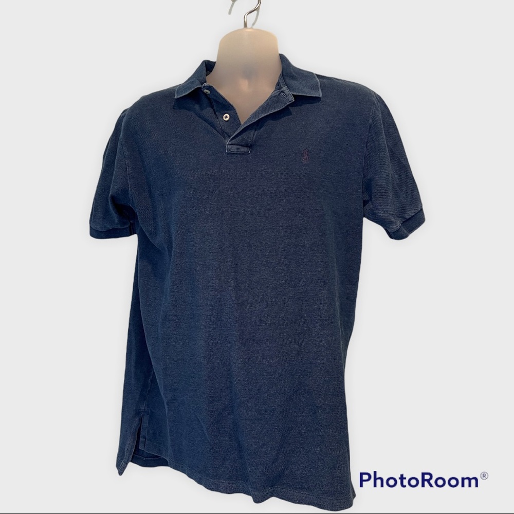 Polo by Ralph Lauren Mens Blue Polo Size Large